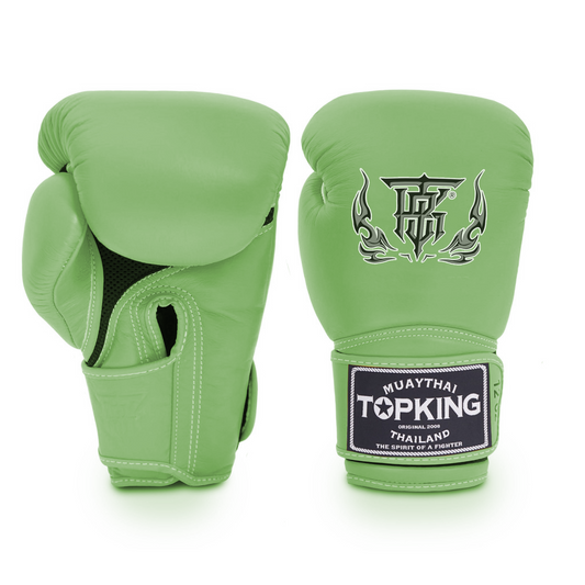 Top King TKBGSA 'Super Air' Green Boxing Gloves