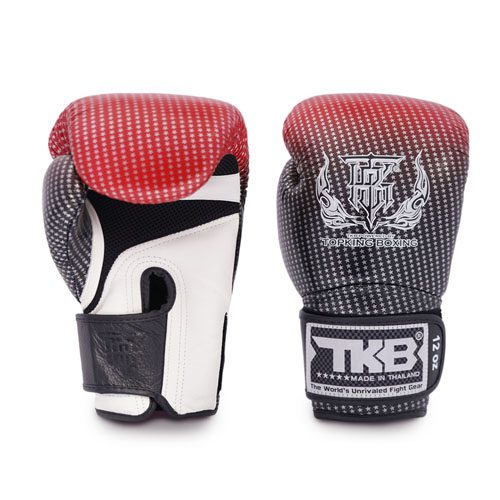 Top King Boxing Gloves TKBGSS 01 Super Star Air Red Black Nak Muay Training