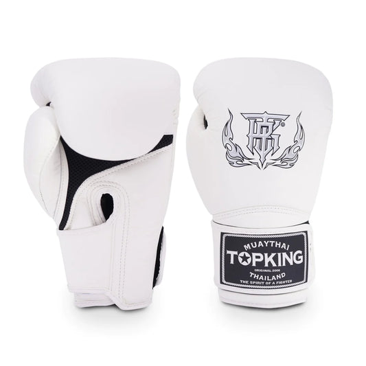 Top King TKBGSA 'Super' Air White Boxing Gloves