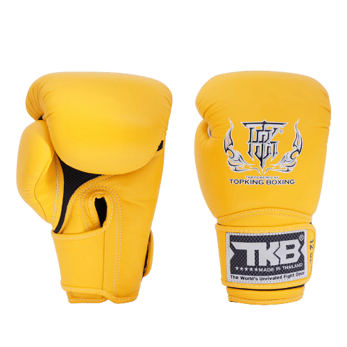 Top King TKBGSA 'Super Air' Yellow Boxing Gloves