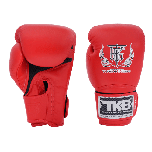 Top King TKBGSA Super Air Red Boxing Gloves | Nak Muay Training