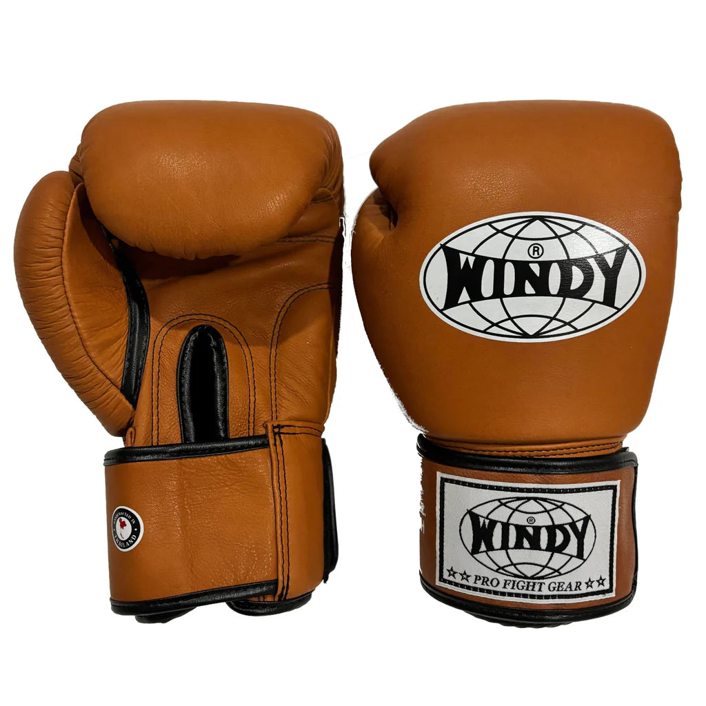 windy boxing gear BGP Proline Boxing Gloves - Brown