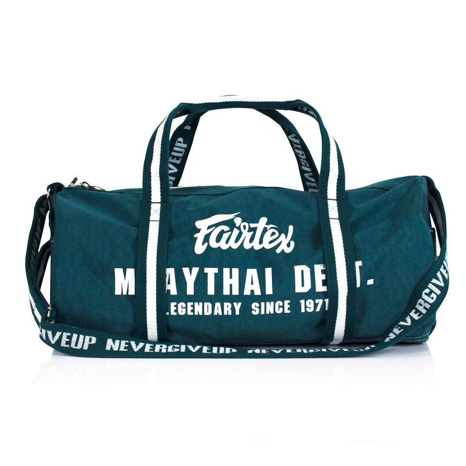 Fairtex BAG9 Green Retro Style Barrel Bag - Nak Muay Training - Muay tHAI
