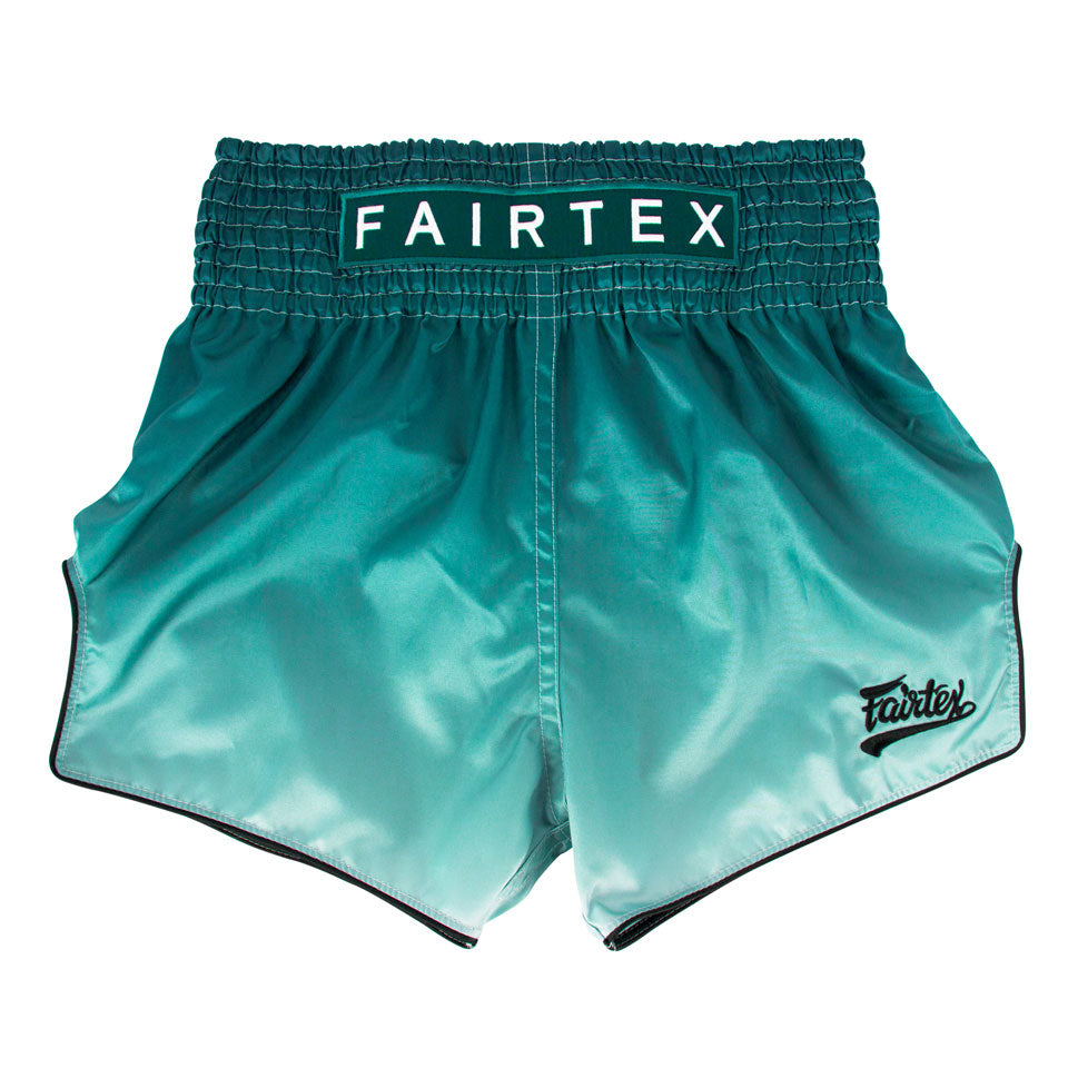 Fairtex BS1906 Green Fade Muay Thai Shorts - Nak Muay Training - Muay tHAI
