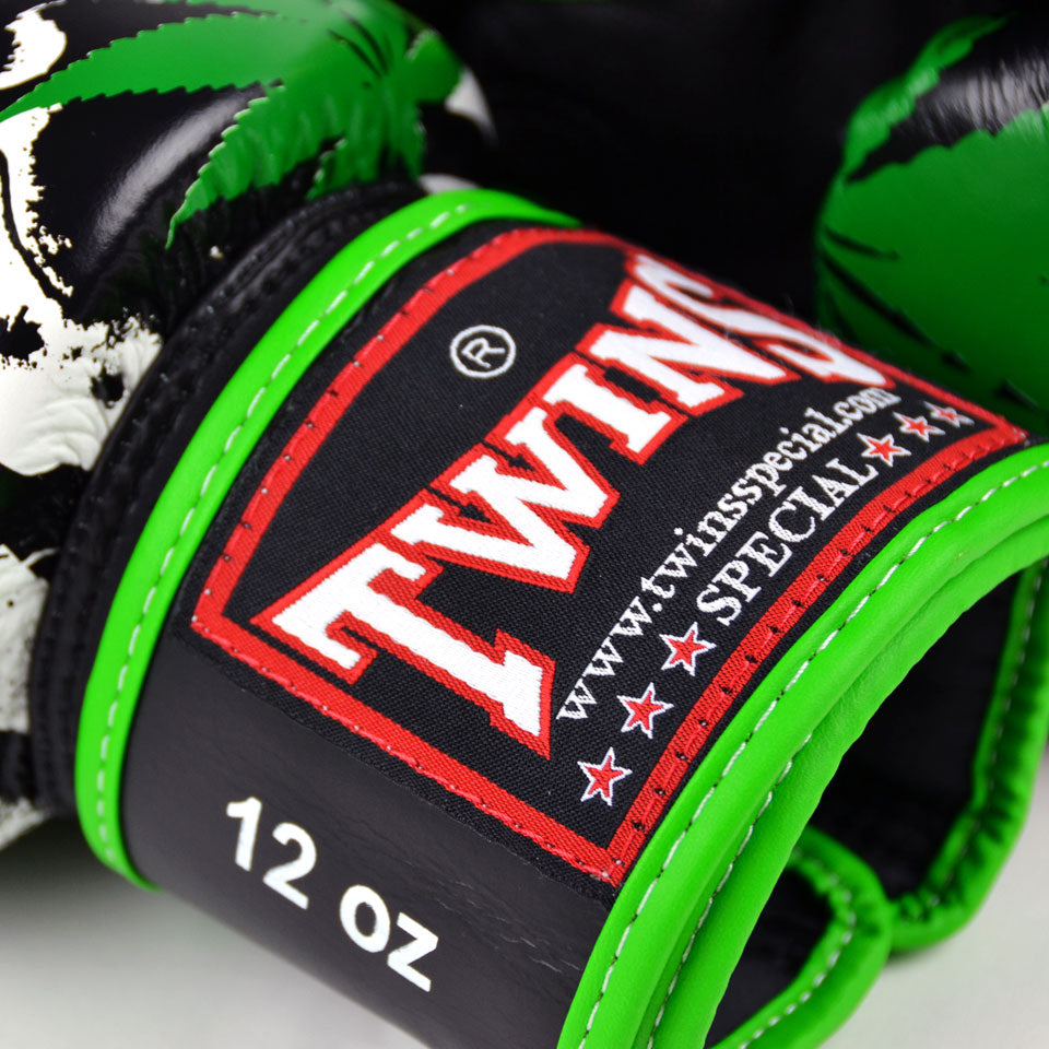 Twins Special FBGVL3-54 Grass Limited Edition Boxing Gloves - Nak Muay Training - Muay tHAI