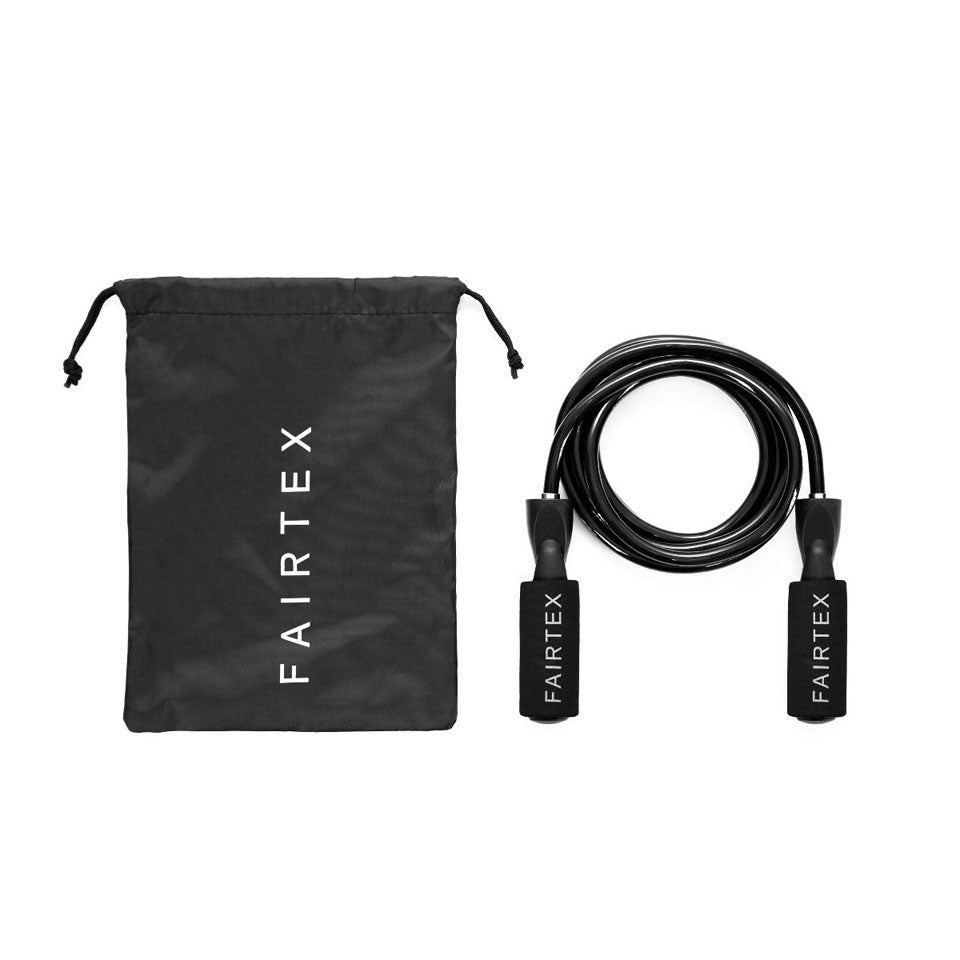 Fairtex ROPE3 Black Ball Bearing Skipping Rope - Nak Muay Training - Muay tHAI