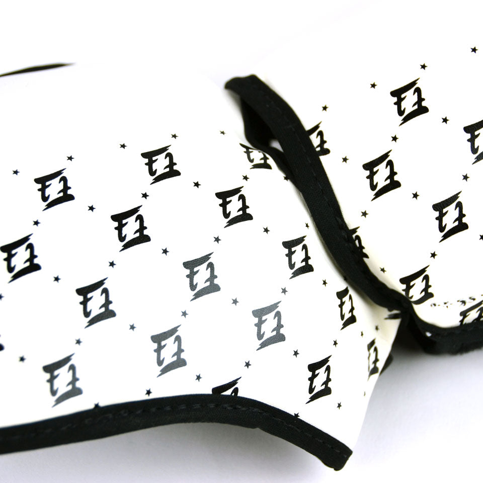 Fairtex SP5 White Shin Pads - Nak Muay Training - Muay tHAI