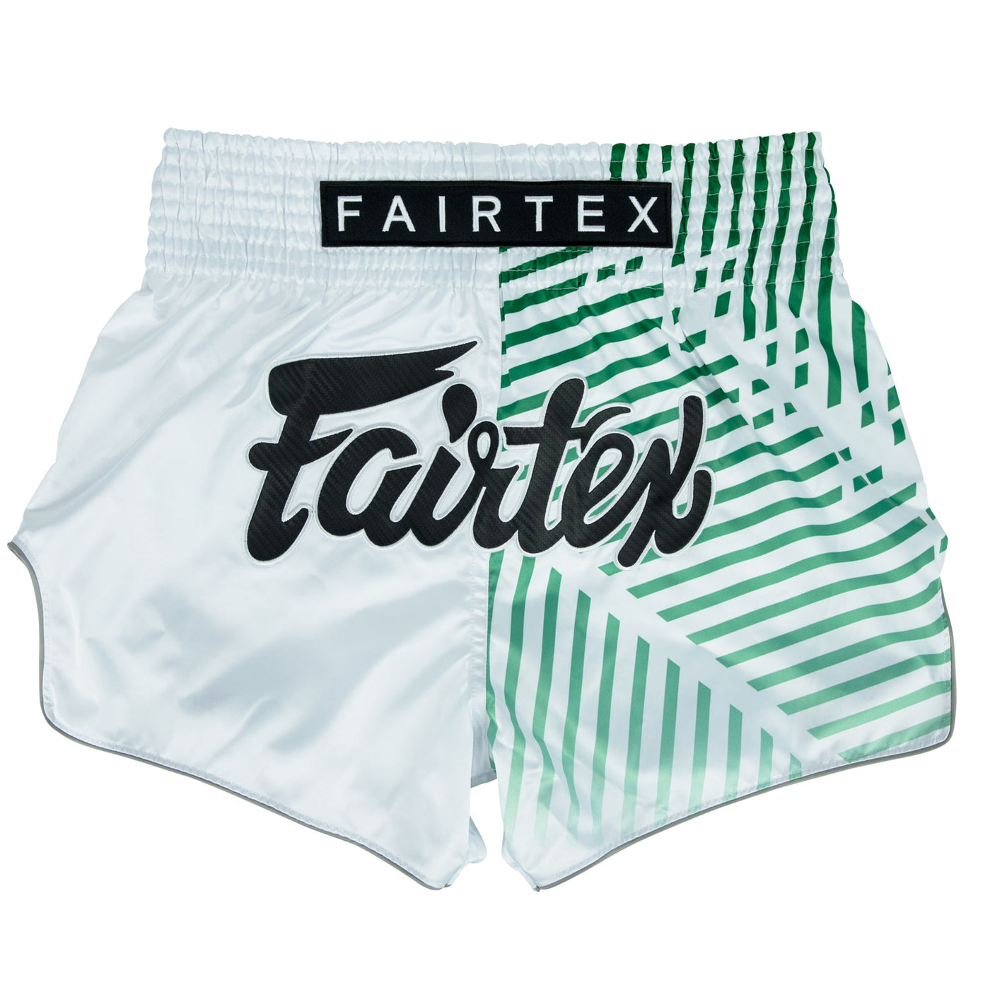 BS1922 Fairtex Racer Muaythai Shorts White