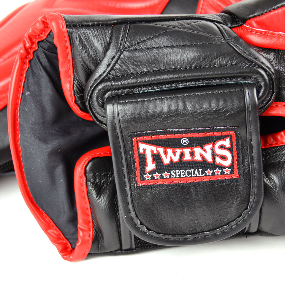 BGVL6 Twins Red-Black Deluxe Sparring Gloves