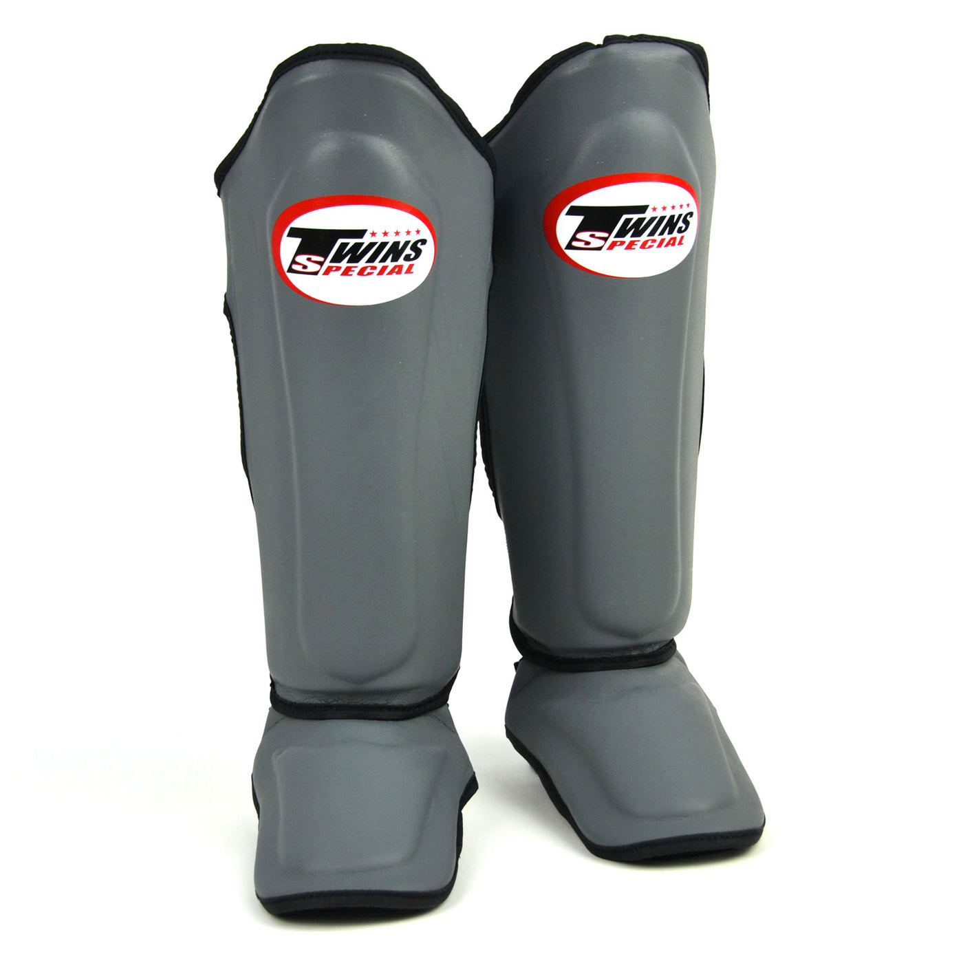 SGS10 Twins Grey-Black Double Padded Shin Pads