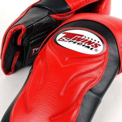 BGVL6 Twins Red-Black Deluxe Sparring Gloves