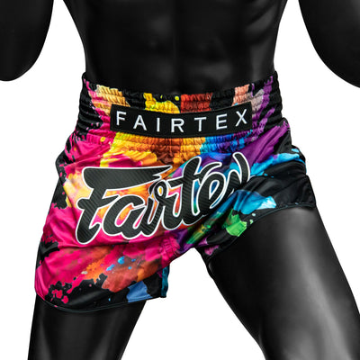 Fairtex BS1939 Funky Soul Black Muay Thai Shorts