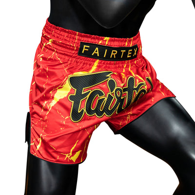 BS1946 Fairtex Inferno Muaythai Shorts Red