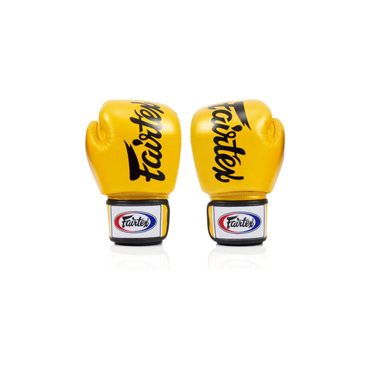 Fairtex BGV19 Gold Deluxe Tight-Fit Gloves
