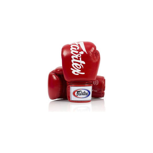 Fairtex BGV19 Red Deluxe Tight-Fit Gloves