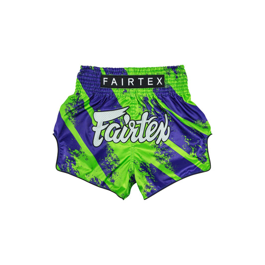 Fairtex BS1928 Street King Green Blue Muay Thai Shorts