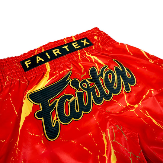 Fairtex BS1946 Inferno Red Muay Thai Shorts | Nak Muay Training