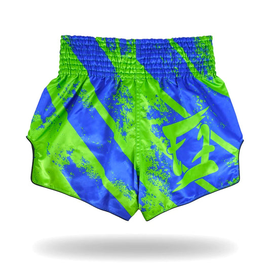 Fairtex BS1928 Street King Green Blue Muay Thai Shorts