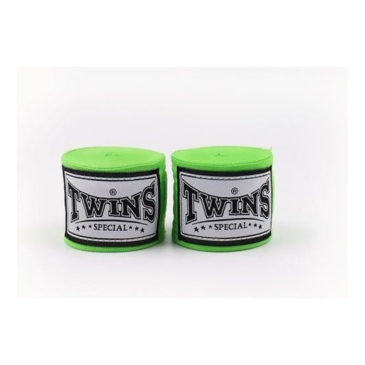 Twins Special CH5 5m Green Premium Elastic Hand Wraps