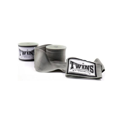 Twins Special CH5 5m Grey Premium Elastic Hand Wraps