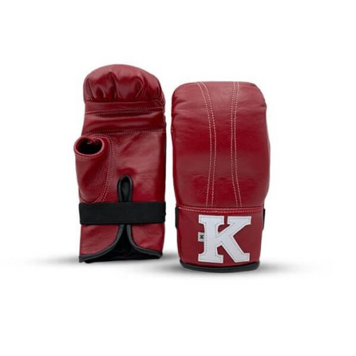 K Muay Thai Bag Gloves Red