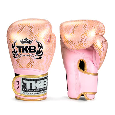 Top King Boxing Gloves TKBGSS-02 Snake “Air" Pink Gold