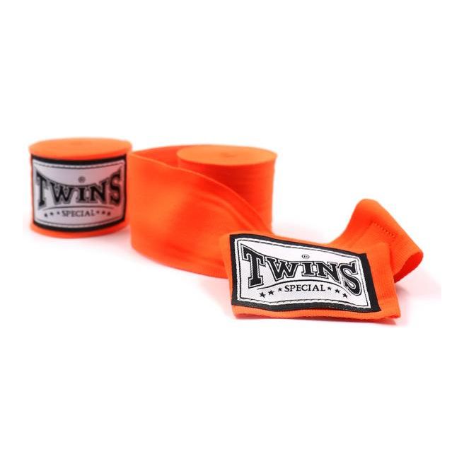 Twins Special CH5 5m Orange Premium Elastic Hand Wraps