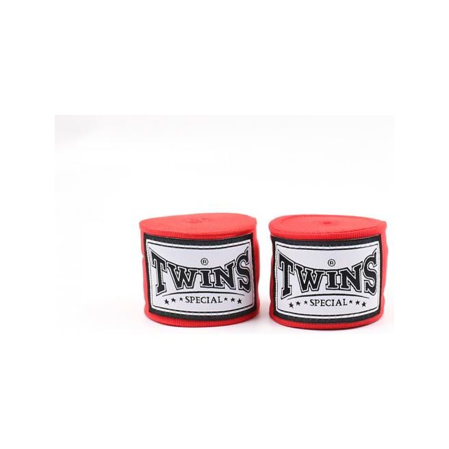Twins Special CH5 5m Red Premium Elastic Hand Wraps