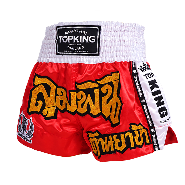 Top King TKTBS-043 Muay Thai Shorts Lumpini Red
