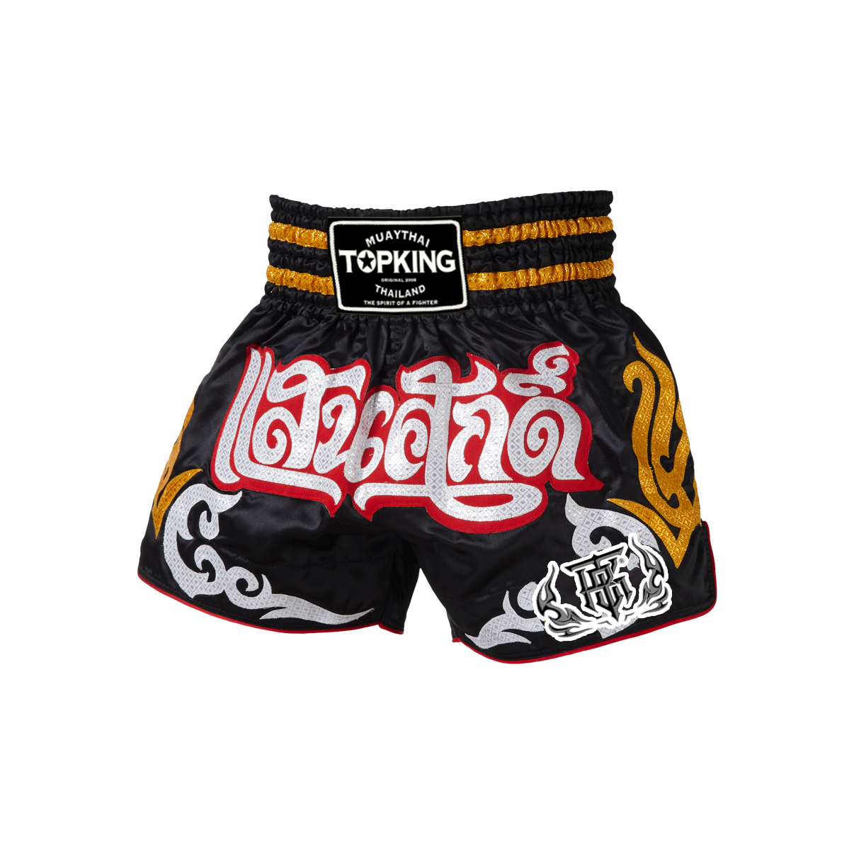 Top King TKTBS-056 Muay Thai Shorts San Sak Black