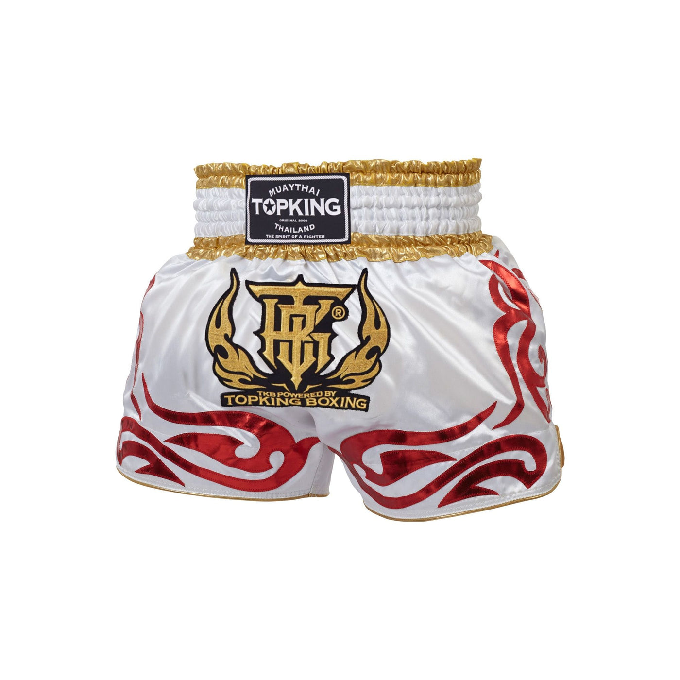 Top King TKTBS-096 Muay Thai Shorts White