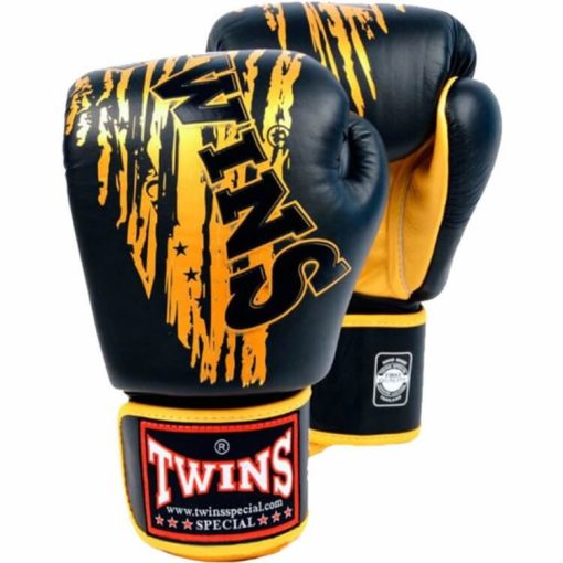 Twins Special Boxing Gloves FBGV-TW3 Black/Gold