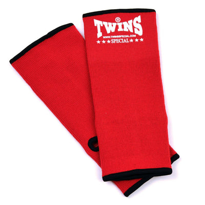 Twins Special AG1 Red Ankle Supports - Nak Muay Training