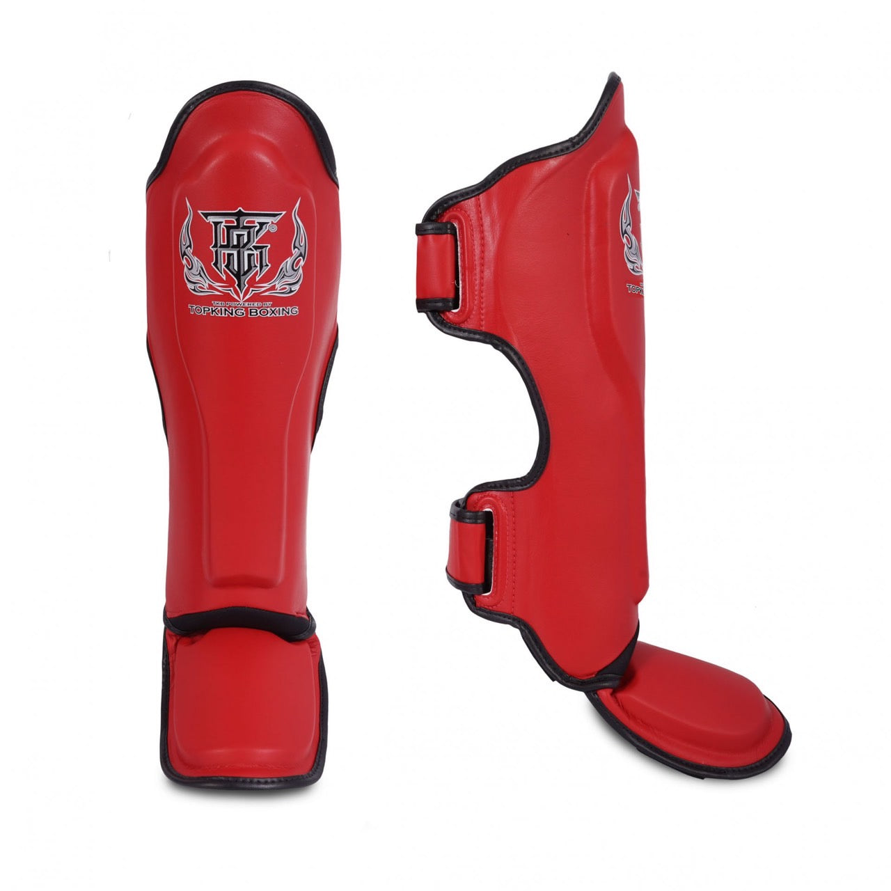 Top King 'Pro' TKSGP-GL Red Shin Guards