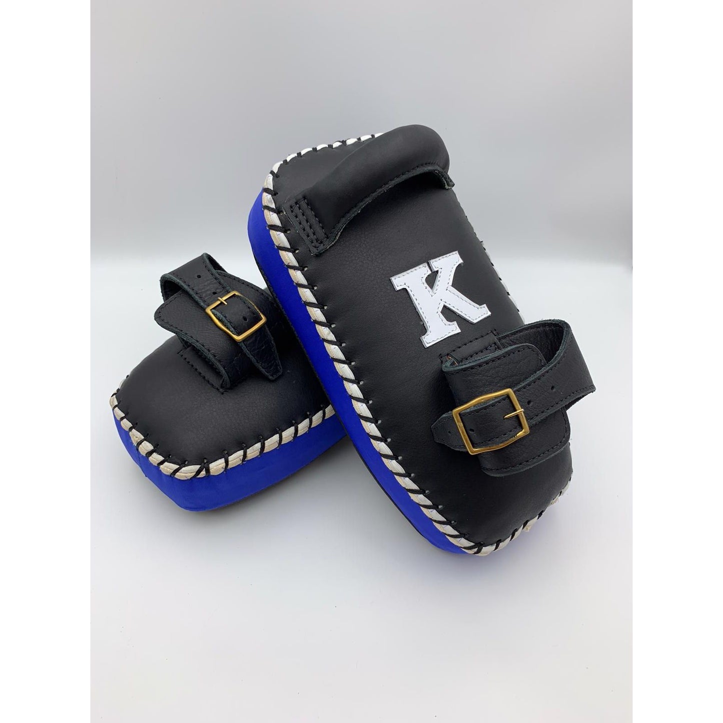 K Muay Thai Classic Pads Blue (Single Strap)