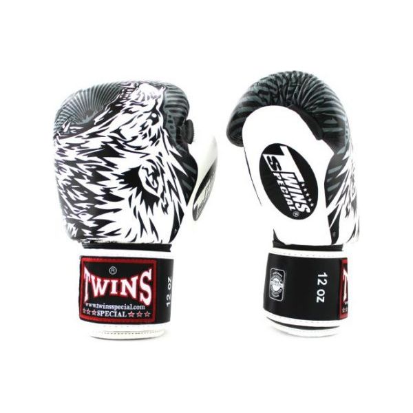 Twins Special Boxing Gloves FBGVL3-50 Black/White