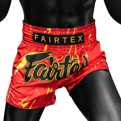 BS1946 Fairtex Inferno Muaythai Shorts Red