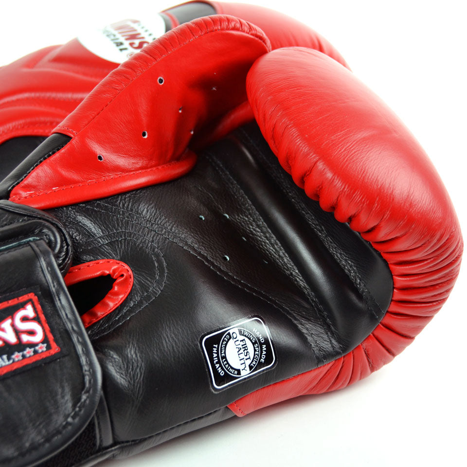 BGVL6 Twins Red-Black Deluxe Sparring Gloves