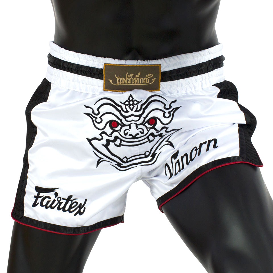 Fairtex BS1712 Vanorn Slim Cut Muay Thai Shorts - Nak Muay Training - Muay tHAI