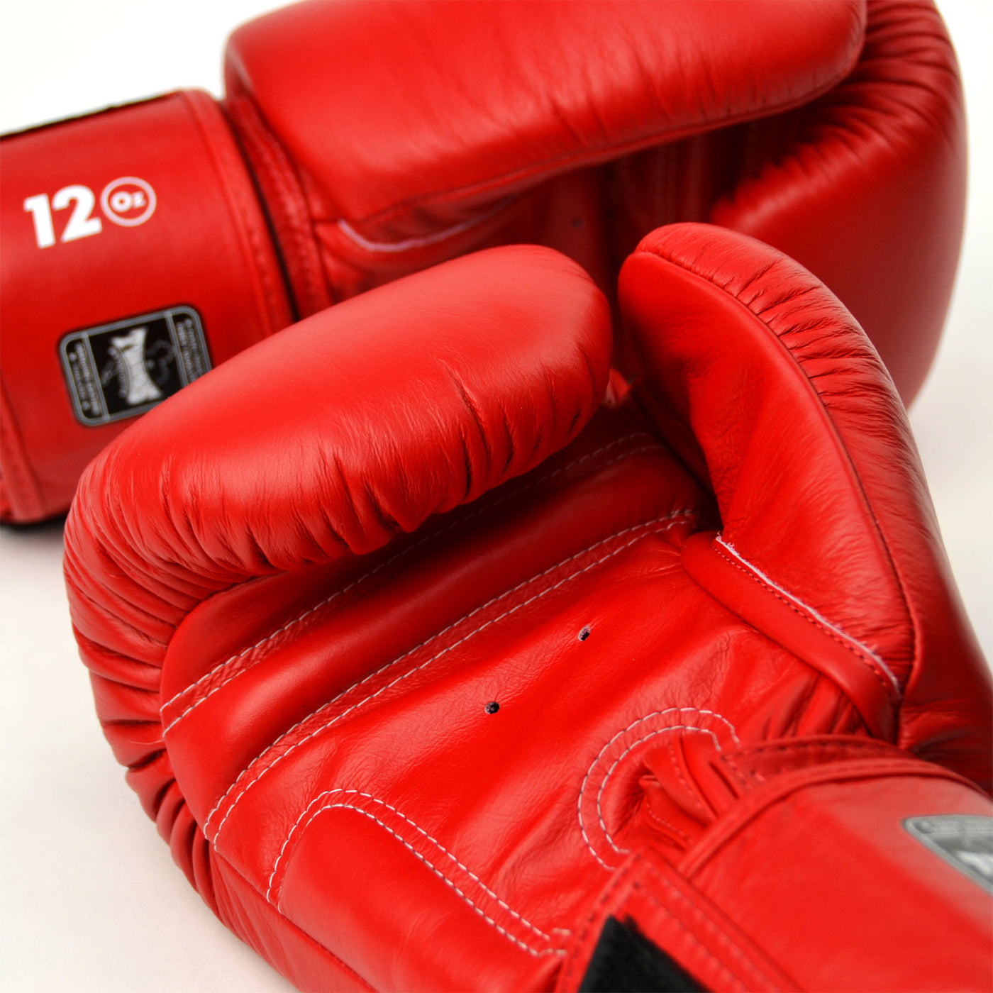 BGVL3 Twins Red Velcro Boxing Gloves