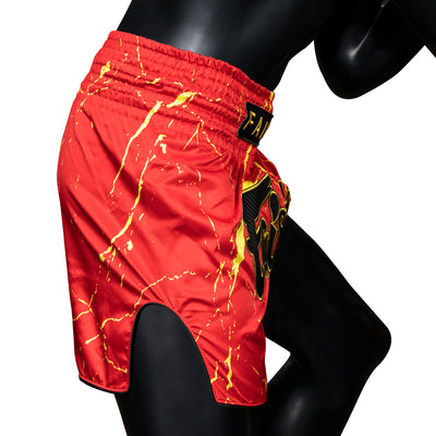 BS1946 Fairtex Inferno Muaythai Shorts Red