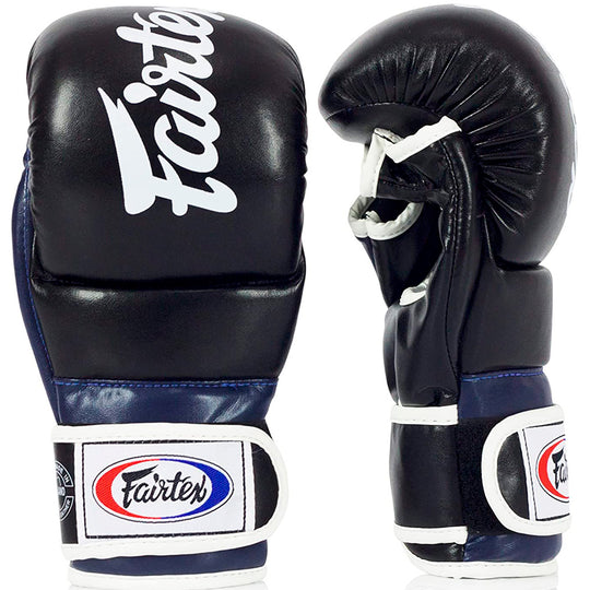 Fairtex MMA Gloves FGV18 Black-Blue Super Sparring