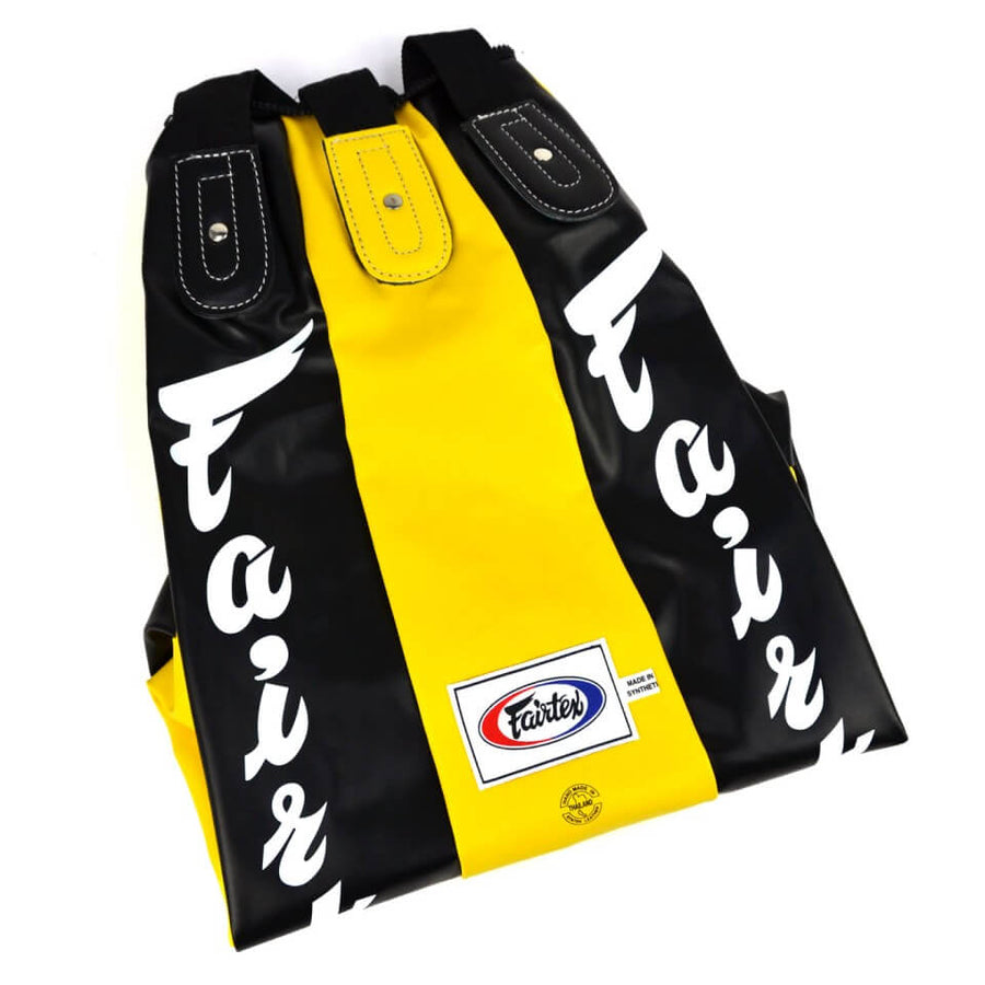 Fairtex HB15 Super Teardrop Bag Black Yellow (Unfilled)