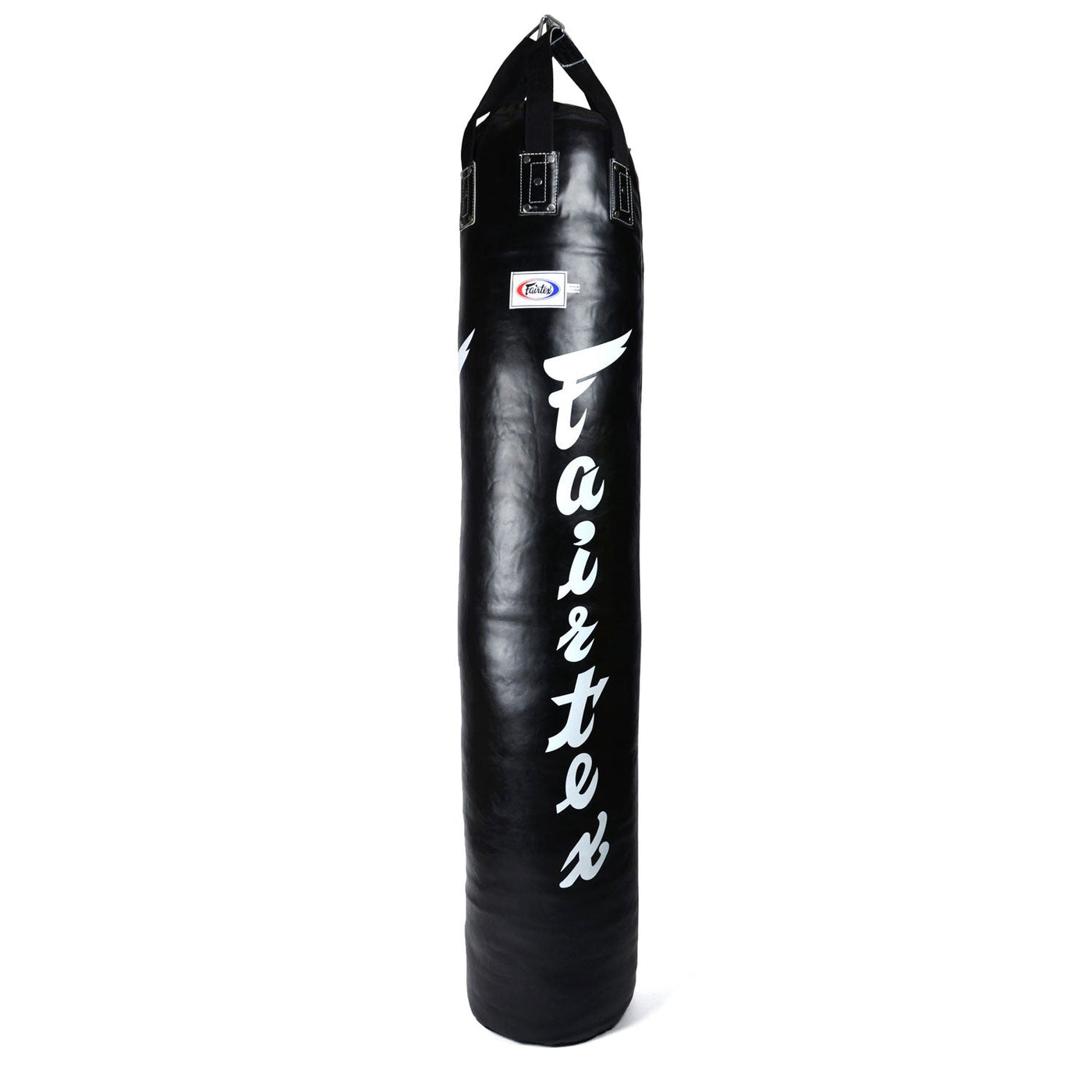 Fairtex HB6 6ft Muay Thai Banana Bag Black White (Unfilled)