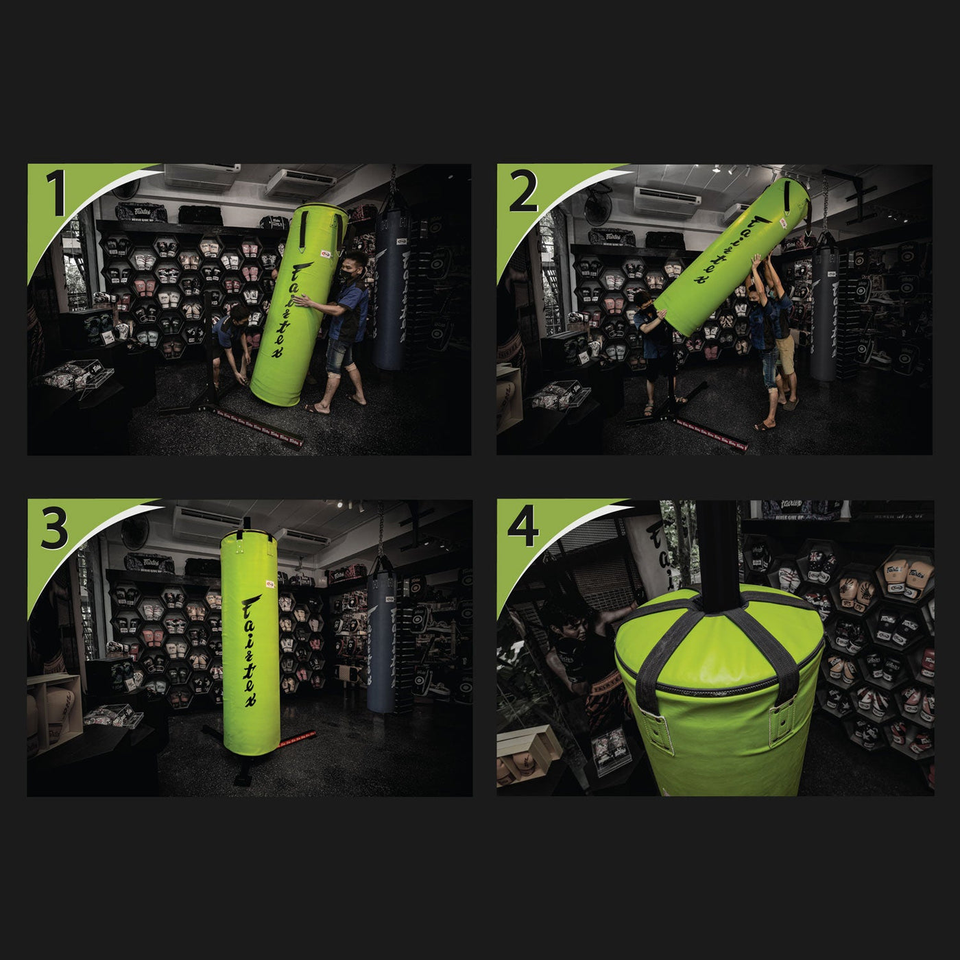 Fairtex HB7 7ft Pole Bag Black (Unfilled)