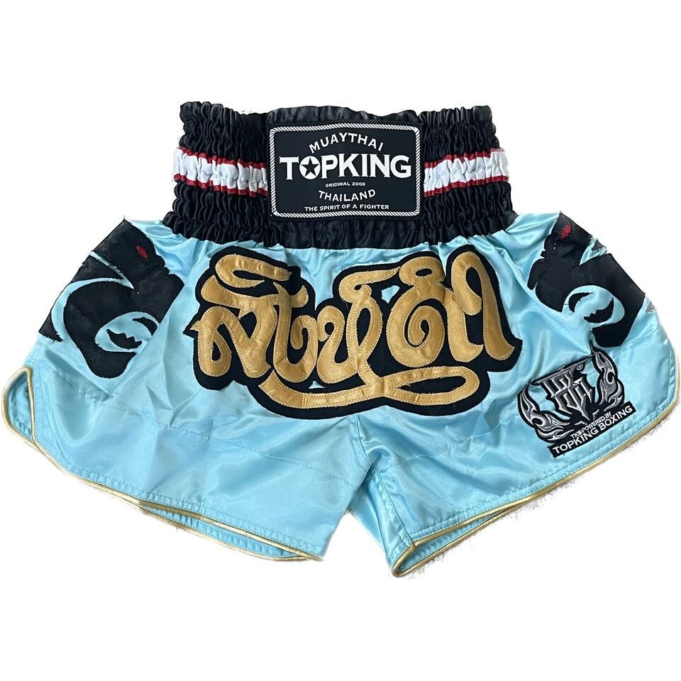 Top King TKTBS-045 Muay Thai Shorts SingDam Blue