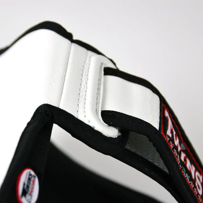 Twins SGL10 White Double Padded Leather Shin Guards - Nak Muay Training