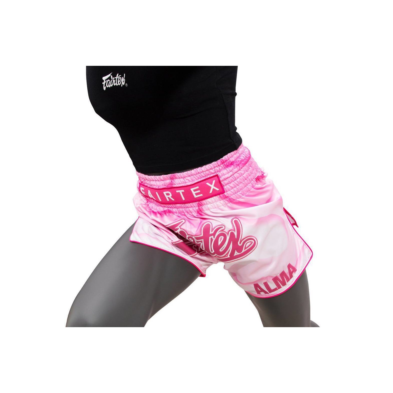 Fairtex BS1914 Pink Alma Muay Thai Shorts - Nak Muay Training - Muay tHAI