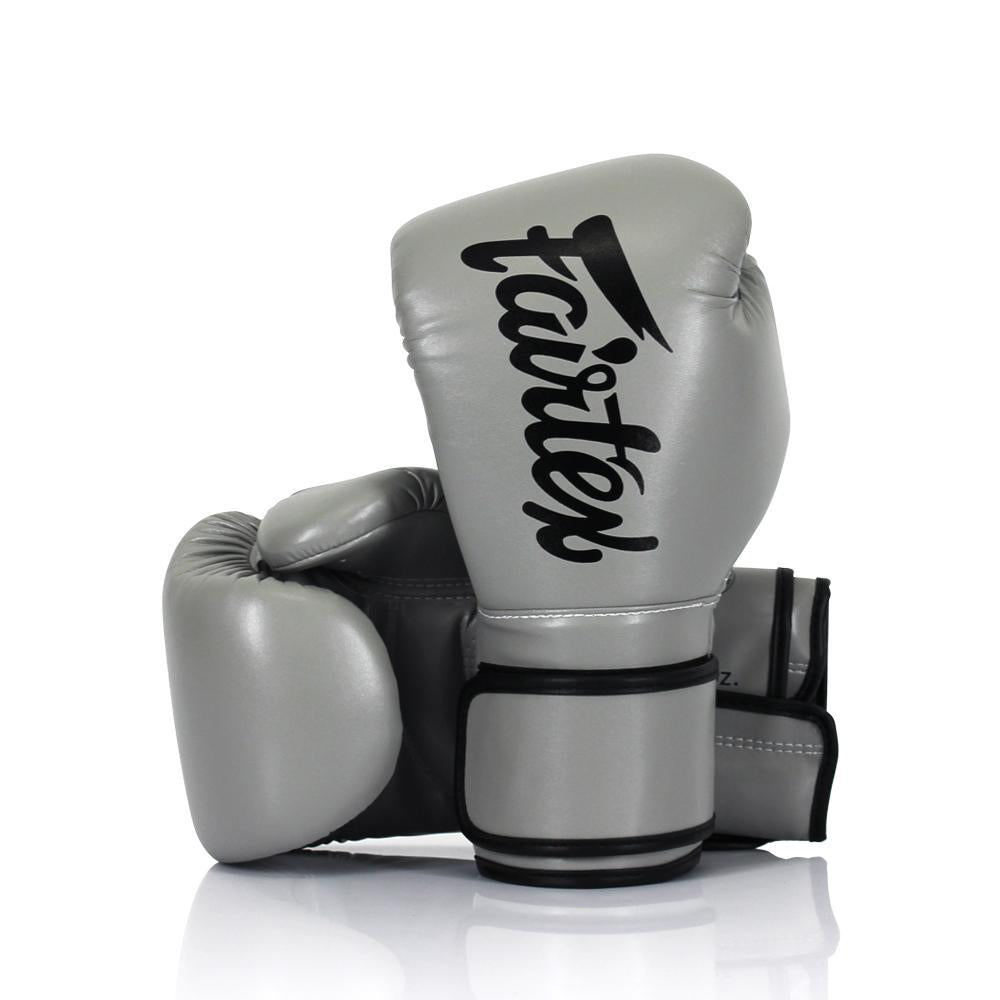 Fairtex BGV14 Grey Boxing Gloves - Nak Muay Training - Muay tHAI