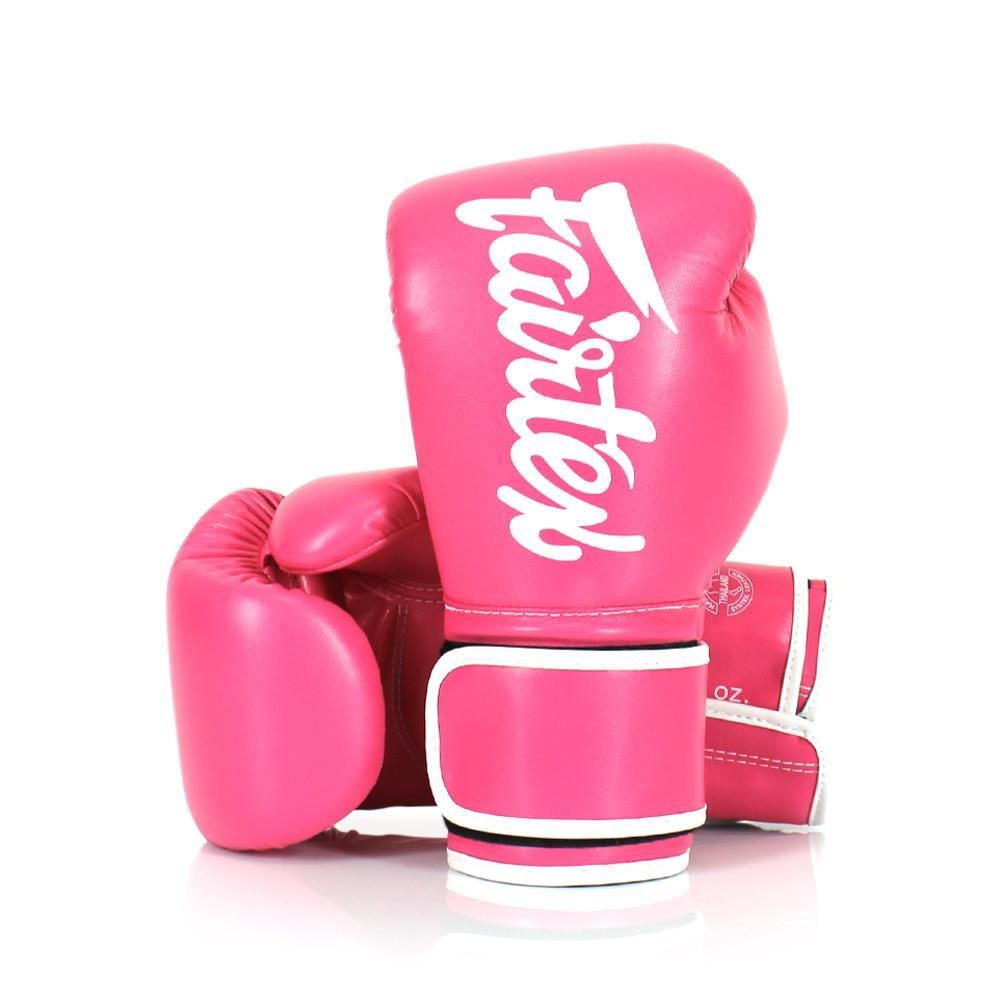 Fairtex BGV14 Pink Microfiber Gloves - Nak Muay Training - Muay tHAI